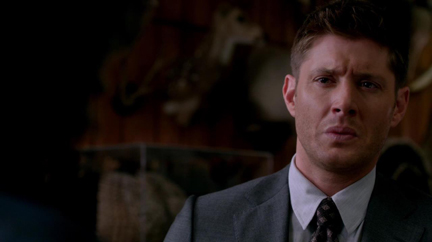 Dean's reaction to Sam is priceless.